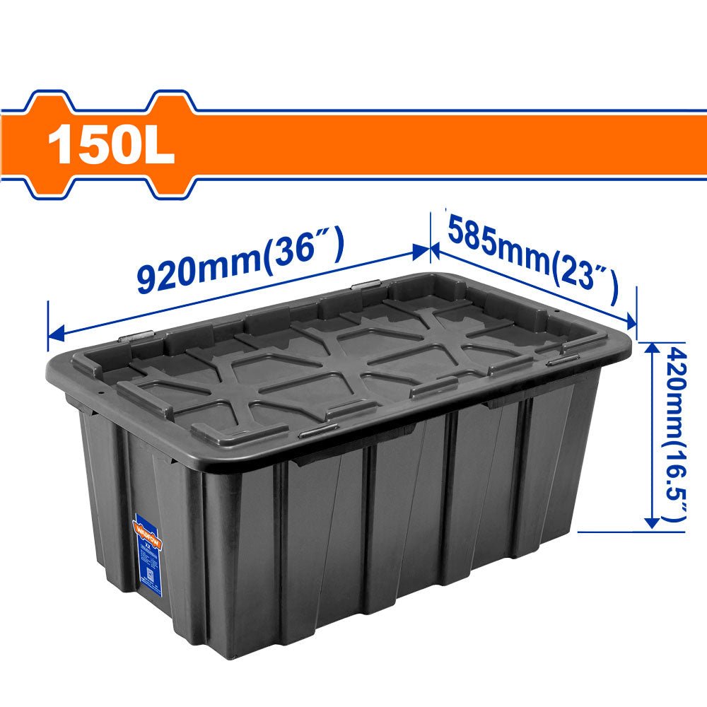 Caja Organizadora Plástica 150L 920x585x420mm WADFOW WTB3150 - MARKEMSTORE - Cajas y Organizadores
