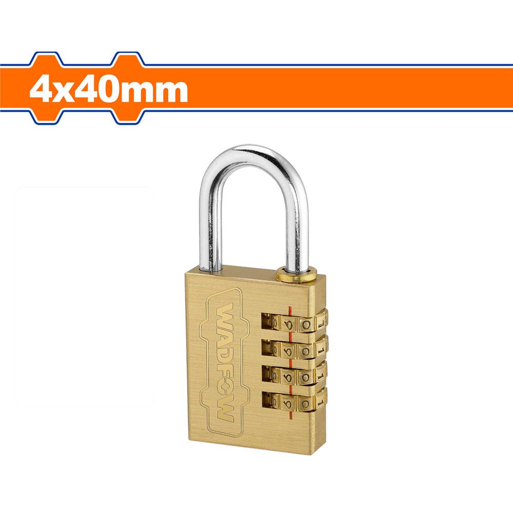 Candado de Combinación 40mm WADFOW WPD3444 - MARKEMSTORE - Candados