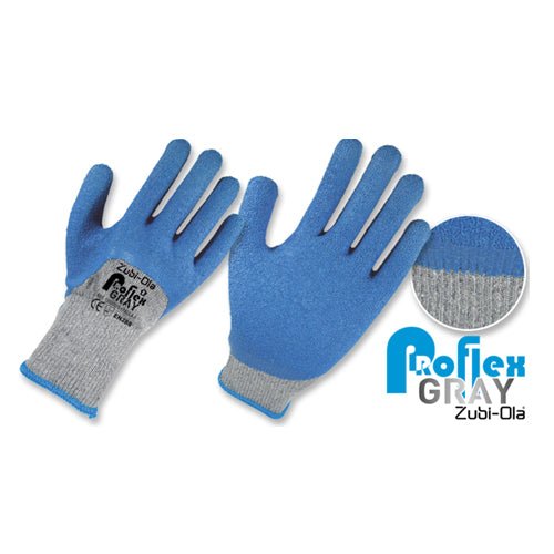 Guantes Hilaza Recubiertos En Latex Corrugado Proflex 19590015 - MARKEMSTORE -