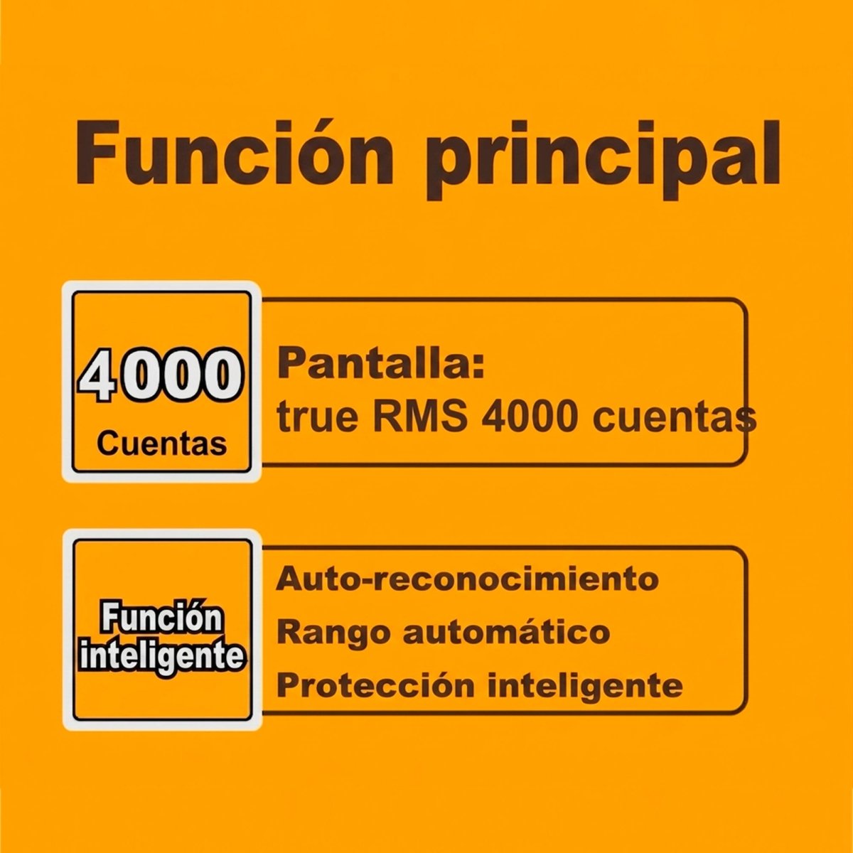 Multímetro Digital INGCO RMS 4000 Cuentas AC/DC 0.8 - 600V DM16003 - MARKEMSTORE - Multimetros