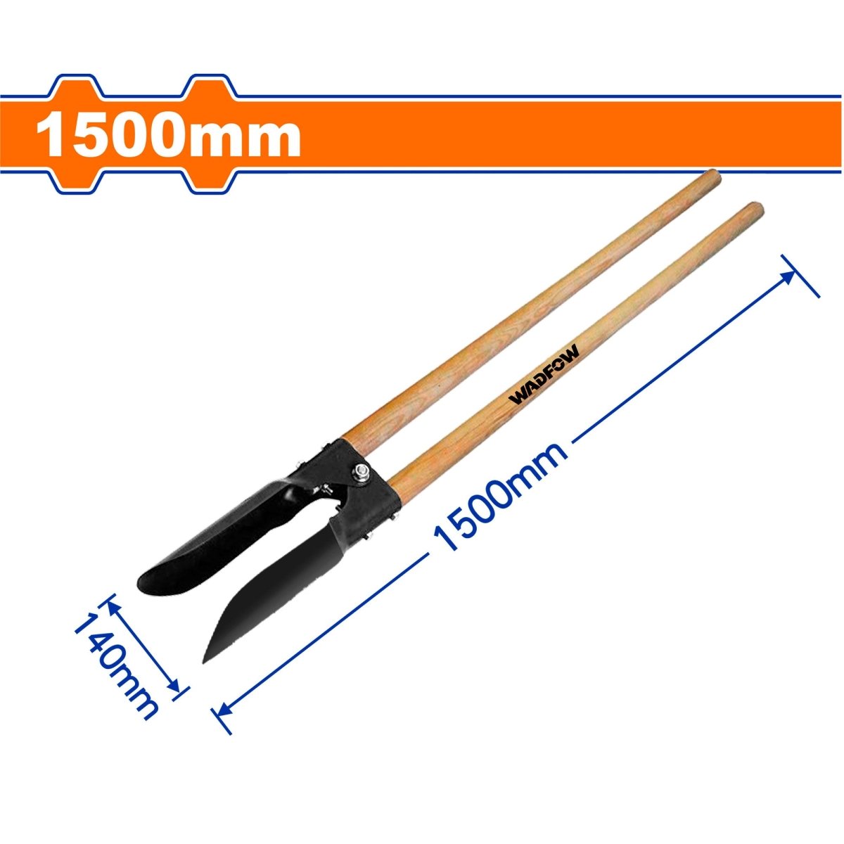 Paladraga Cavador 1500Mm X 140Mm WADFOW WSE8318 - MARKEMSTORE - Picos y Palas