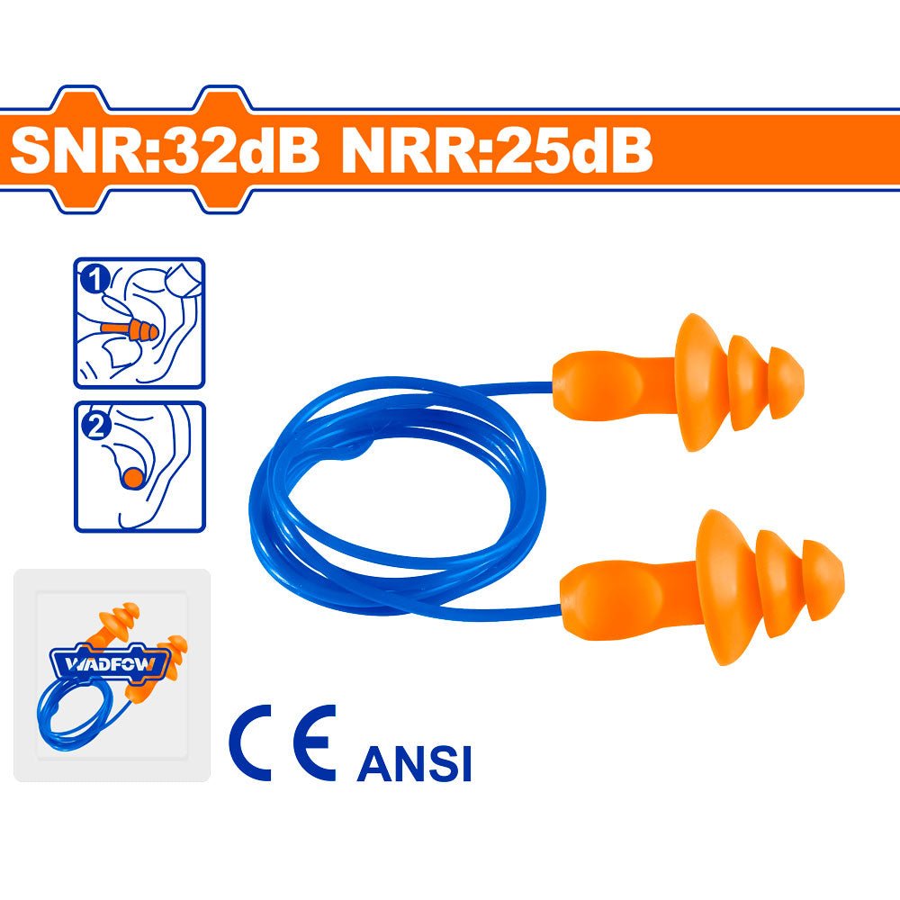 Protector Auditivo WADFOW Tapa Oídos WEA3225 - MARKEMSTORE - Seguridad Industrial
