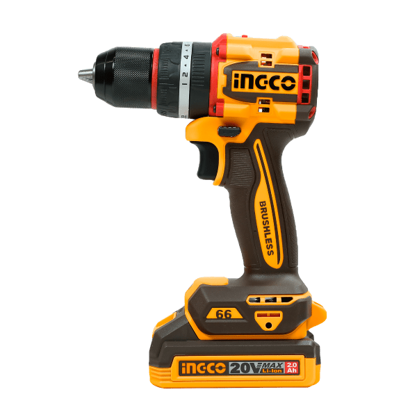 Taladro de Impacto Inalámbrico INGCO 20V 66Nm 30000BPM - CIDLI206681 - MARKEMSTORE - Taladro