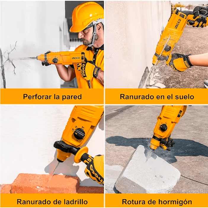 Taladro Rotomartillo 800W INGCO URGH9028 - 2 - MARKEMSTORE - Rotomartillo