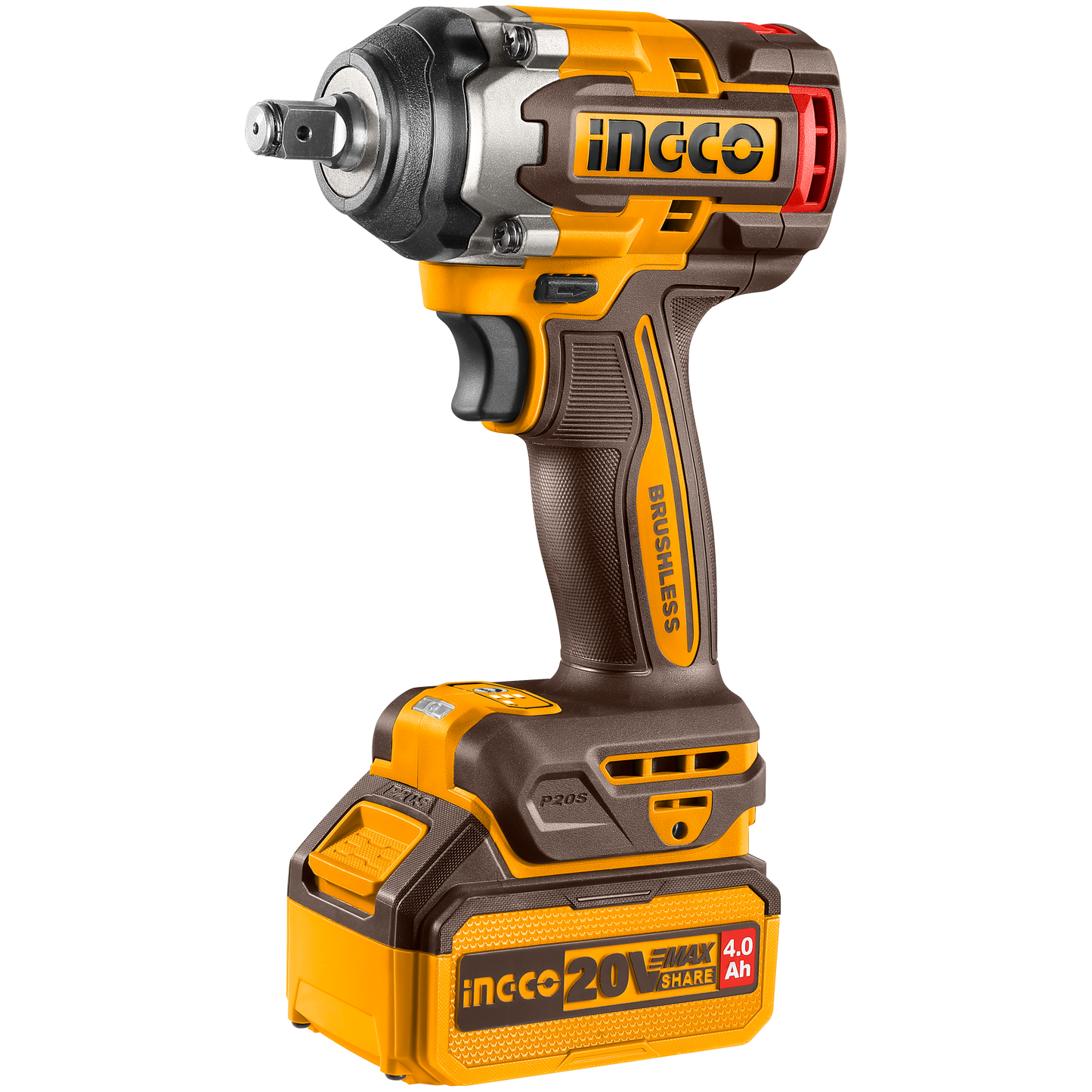 Llave De Impacto 20V M1/2 850Nm INGCO CIWLI20851 - MARKEMSTORE