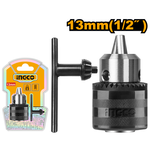 Mandril Taladro + Llave 1/2 - 20Unf  INGCO KC1301 - MARKEMSTORE
