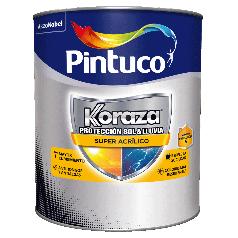 PINTURA KORAZA 5 BLANCA GALON PRECIO ESPECIAL
