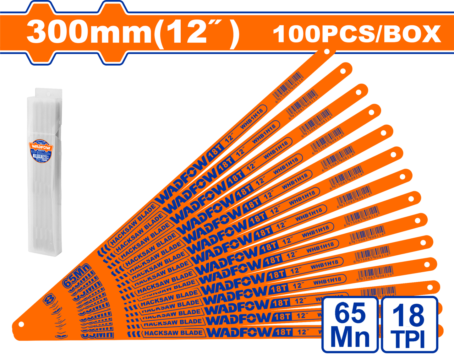 Hoja De Segueta Bi-Metal 18 Dientes 300Mm Material 65Mn INGCO WHB1H18 - MARKEMSTORE