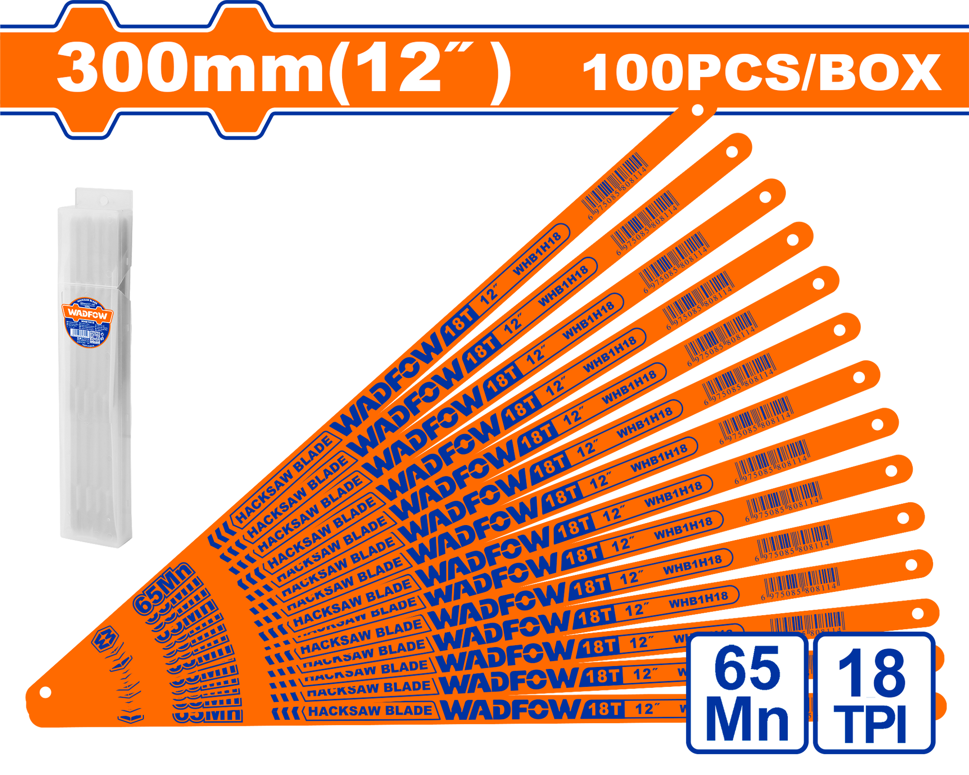 Hoja De Segueta Bi-Metal 18 Dientes 300Mm Material 65Mn INGCO WHB1H18 - MARKEMSTORE