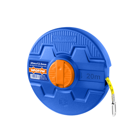 Cinta Métrica 20M Mt/Pulg Fibra Retráctil WADFOW WMT2520 - MARKEMSTORE