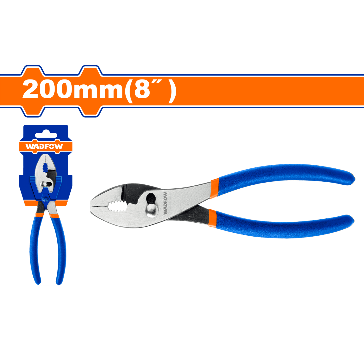 Alicate 2 Posiciones 8" Mango Plástico WADFOW WPL6C08 - MARKEMSTORE - 