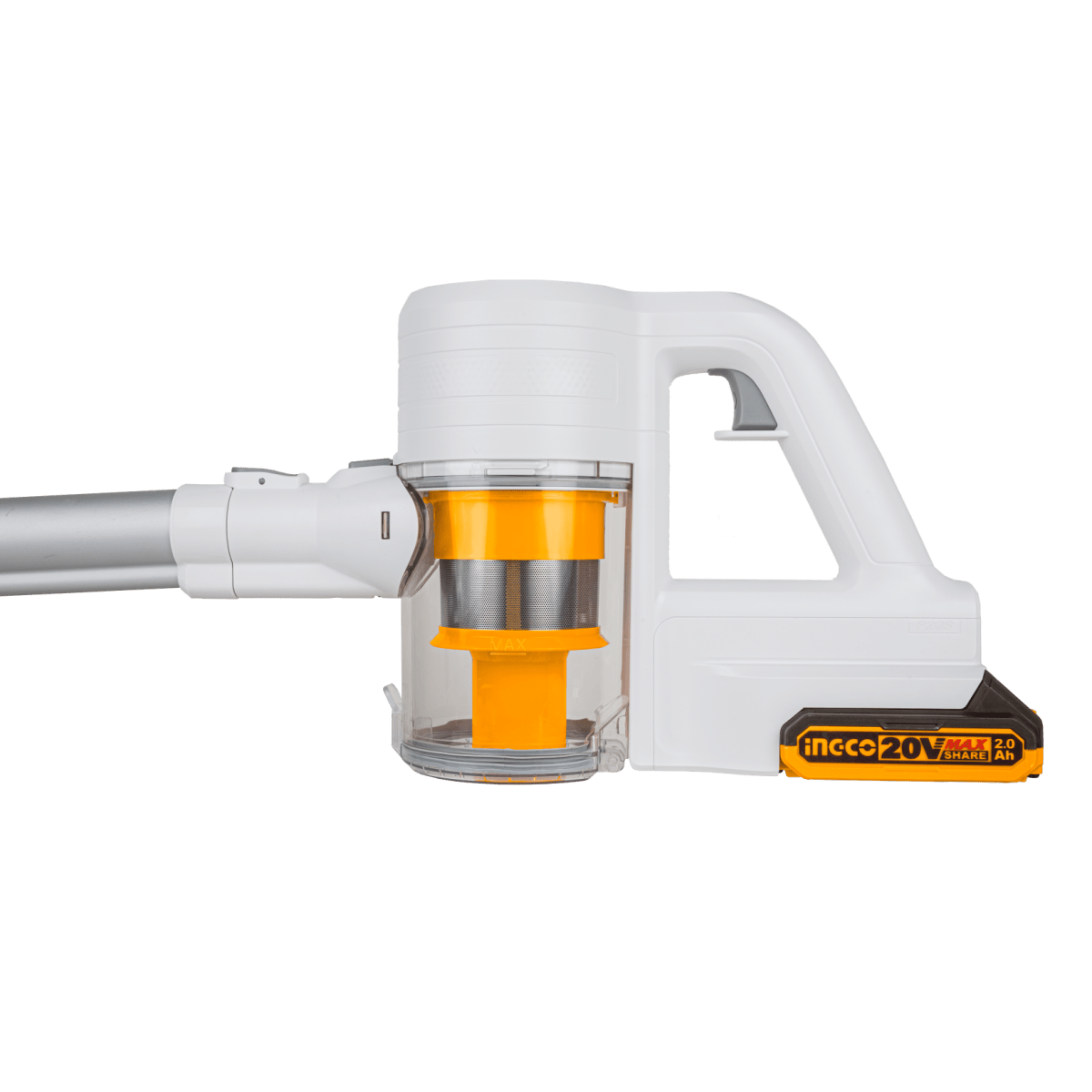Aspiradora Inalámbrica 20V INGCO 0.8L 9KPA Ciclónica HEPA Accesorios CVLI20061 - MARKEMSTORE - Aspiradoras