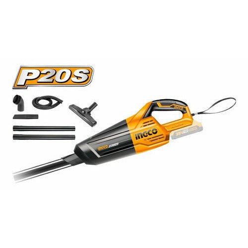 Aspiradora Inalambrica Ionlitio 20V 0.7L 7Kpa Con Manguera. Cepillo y 2 Tubos Plásticos CVLI2001 - MARKEMSTORE - Aspiradoras