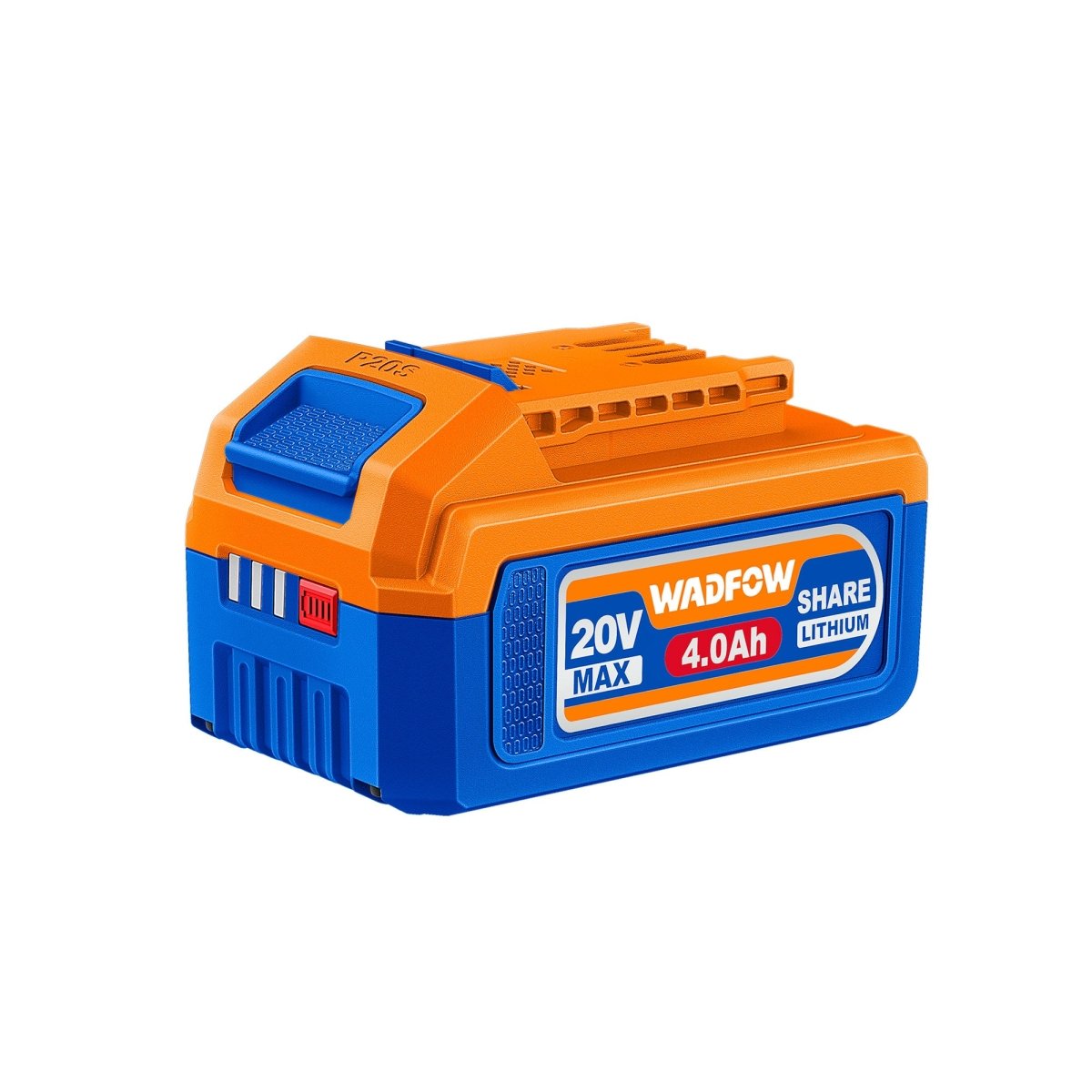 Batería 20V Ion-Litio para Herramientas 4.0Ah P20S WADFOW WLBP540 - MARKEMSTORE - Baterías y Cargadores