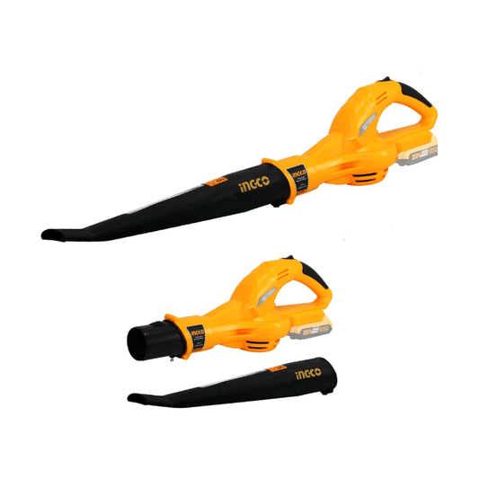 Blower Inalámbrico Ionlitio 20V 13000/Min 210Km/H 0,042M3/S Ingco CABLI2004 - MARKEMSTORE - Pistolas y Sopladores