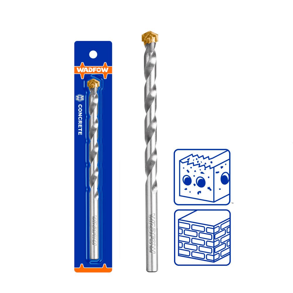 Broca para Concreto WADFOW 5/16"x4 - 3/4" TCT para Muro UWMJ2K05 - MARKEMSTORE - Brocas