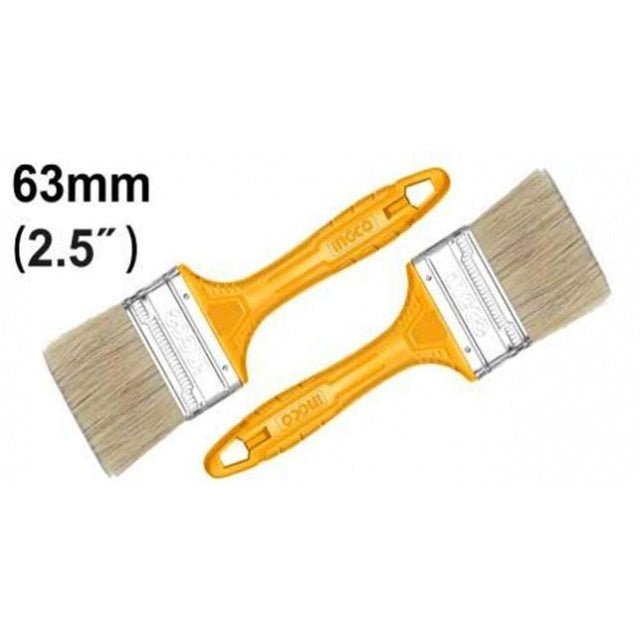 Brocha Para Esmalte Mango Plastico 2 - 1/2 Ingco CHPTB78625 - MARKEMSTORE -