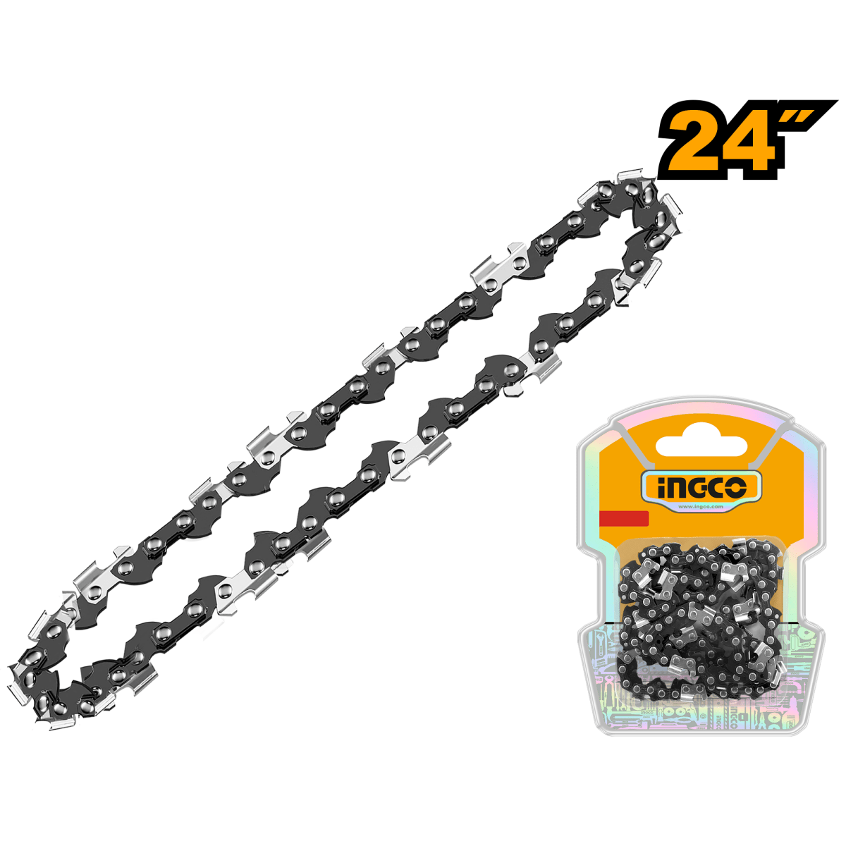 Cadena Motosierra a Gasolina 24" Ingco Agsc52401 - MARKEMSTORE - 