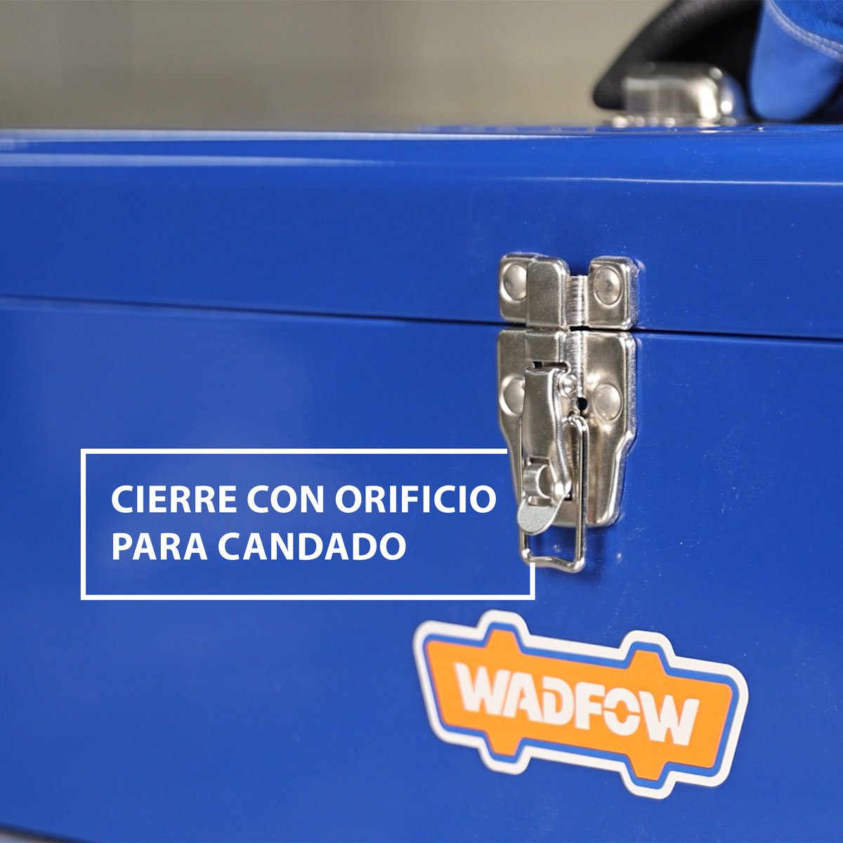 Caja de Herramientas Metálica 483X180X178MM WADFOW WTB8A12 - MARKEMSTORE - Cajas y Organizadores