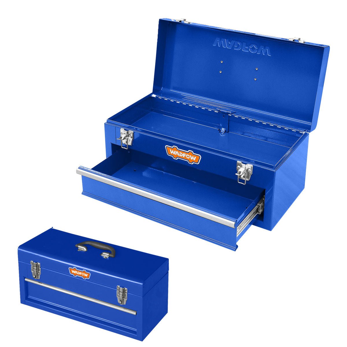 Caja de Herramientas Metálica con Cajón 470X218X210MM WTB8A22 - MARKEMSTORE - Cajas y Organizadores