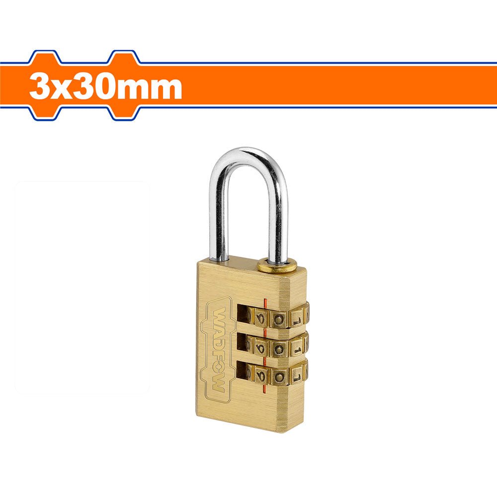 Candado de Combinación 30mm WADFOW WPD3433 - MARKEMSTORE - Candados