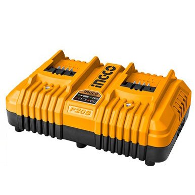 Cargador 21V 110/120V 50/60Hz 2 Baterias INGCO UFCLI2034 - MARKEMSTORE -