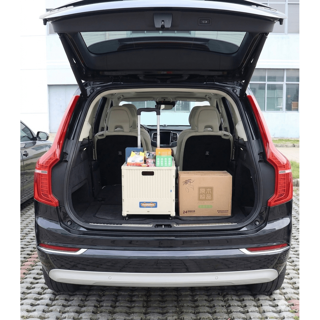 Carro de Compras Plegable con rueda WADFOW WWB8054 - MARKEMSTORE - Cajas y Organizadores