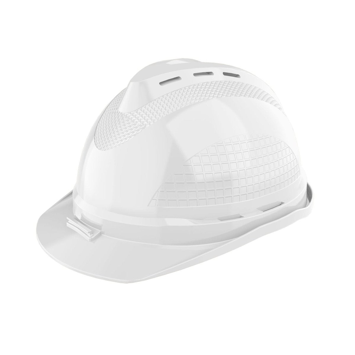 Casco de Seguridad Blanco Con Ventilacion Suspension Ingco Hsh802 - MARKEMSTORE - Seguridad Industrial