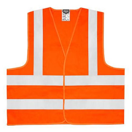 Chaleco Reflectivo Poliester Talla Xl INGCO RV02C - MARKEMSTORE -