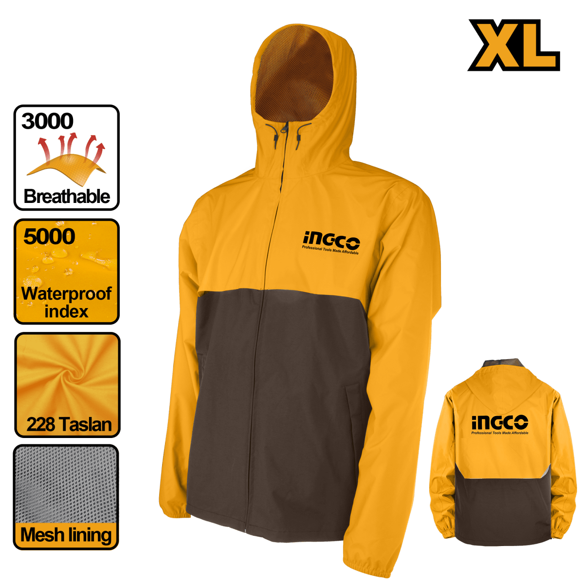 Chaqueta Talla Xl INGCO HJATL2281.XL - MARKEMSTORE -