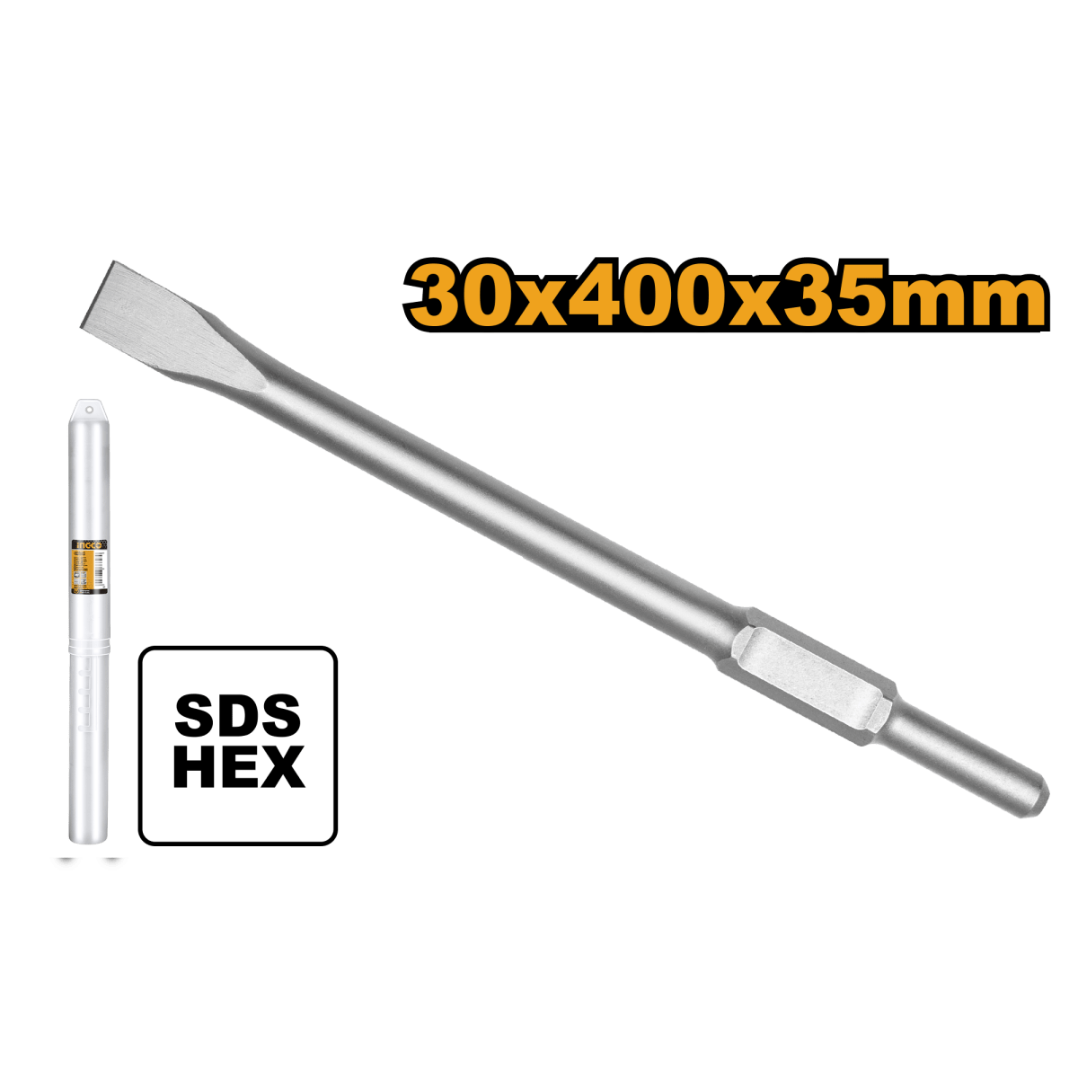 Cincel SDS Max De Pala 30X400 INGCO DBC03440012 - MARKEMSTORE -