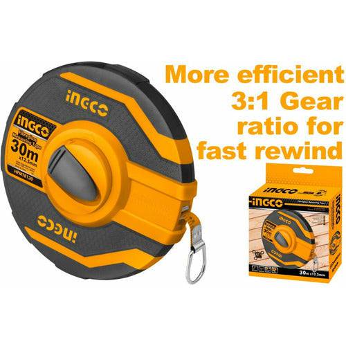 Cinta Metrica 30mts Ingco Hfmt8330 - MARKEMSTORE -