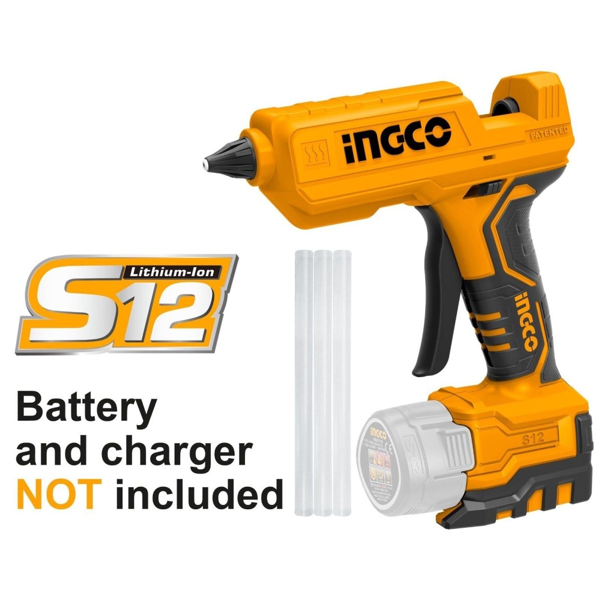 Combo 1 Taladro 12V (Ucdli12208) 1 Pistola Silicona 12V (Cggli1201) 1 Linterna 12V (Cwli1223)- UCOSLI22121 - MARKEMSTORE