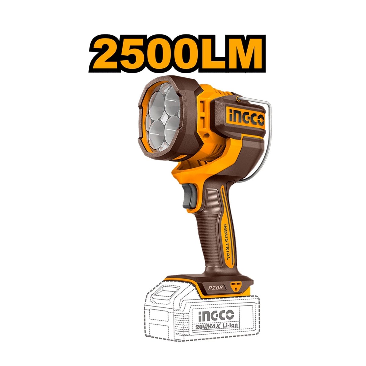 Combo herramientas inalámbricas Taladro 20v Rotomartillo Pulidora y Lampara UCOSLI251193 - MARKEMSTORE - Combos de Herramientas