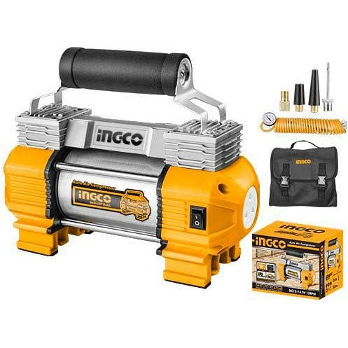 Compresor Automotriz 18A 120Psi 12V Duración Trabajo 15 Minutos Con Luz Aac2508 Ingco - MARKEMSTORE - Compresor