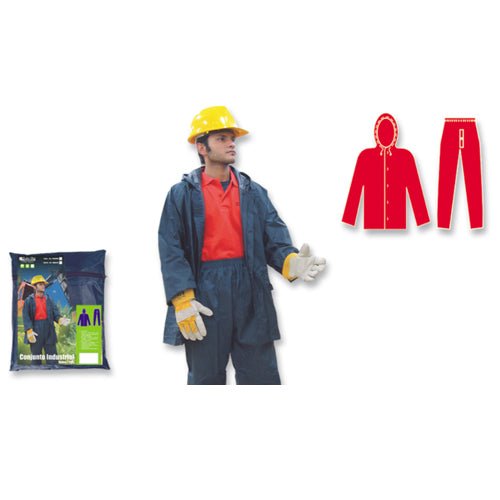 Conjunto Industrial Nylon Pvc Azul 11988010 - MARKEMSTORE -