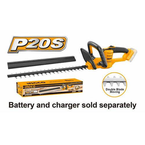 Cortasetos Inalambrico Ionlitio 20v 1400rpm - Chtli20018 Ingco - MARKEMSTORE - Jardín