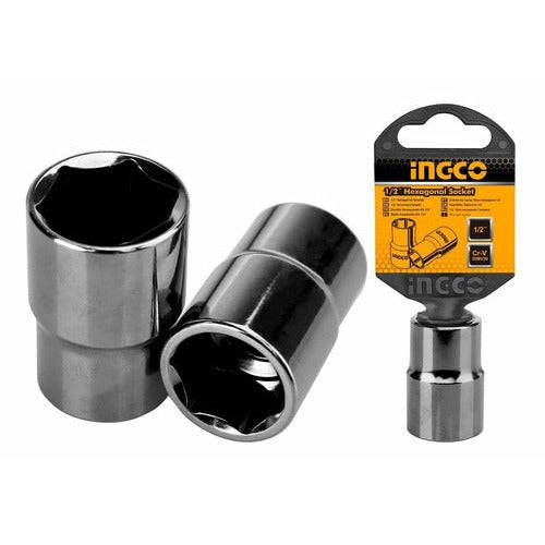 Dado M1/2 6pt 10mm Ingco Hhast12101 - MARKEMSTORE -