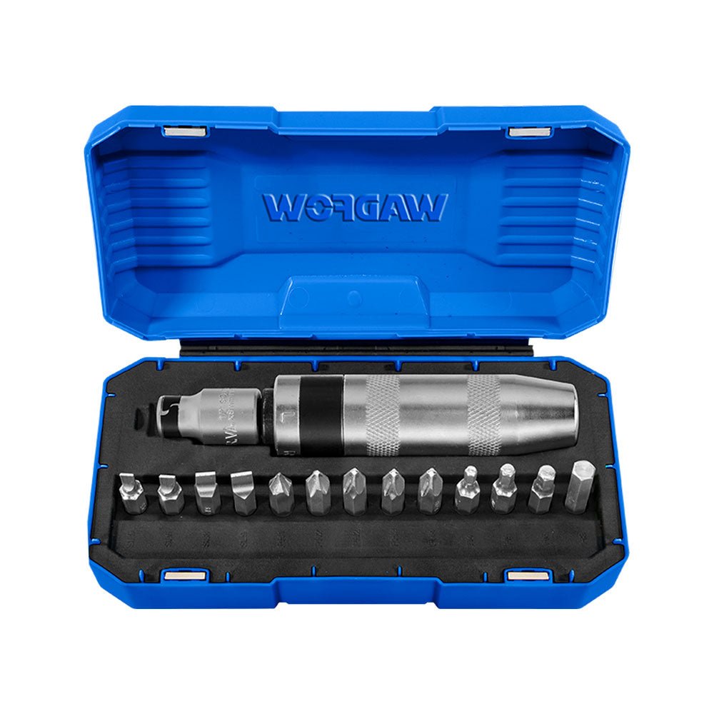 Destornillador de Impacto WADFOW Juego 13 Piezas Puntas Cr - V - MARKEMSTORE - Destornilladores y Juegos