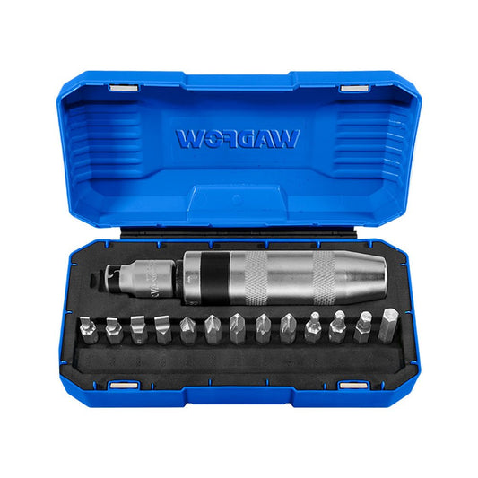 Destornillador de Impacto WADFOW Juego 13 Piezas Puntas Cr - V - MARKEMSTORE - Destornilladores y Juegos