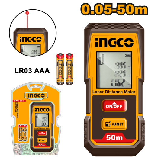 Detector De Distancia Laser 100Mts Ingco Hldd0508 - MARKEMSTORE -