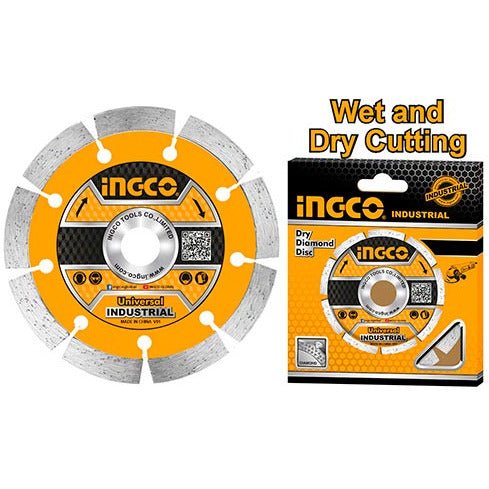 Disco Diamantado 5" Para Corte En Seco Y Húmedo Para Maquina Recortadora De Ranuras De Pared Wlc15008 - MARKEMSTORE - 