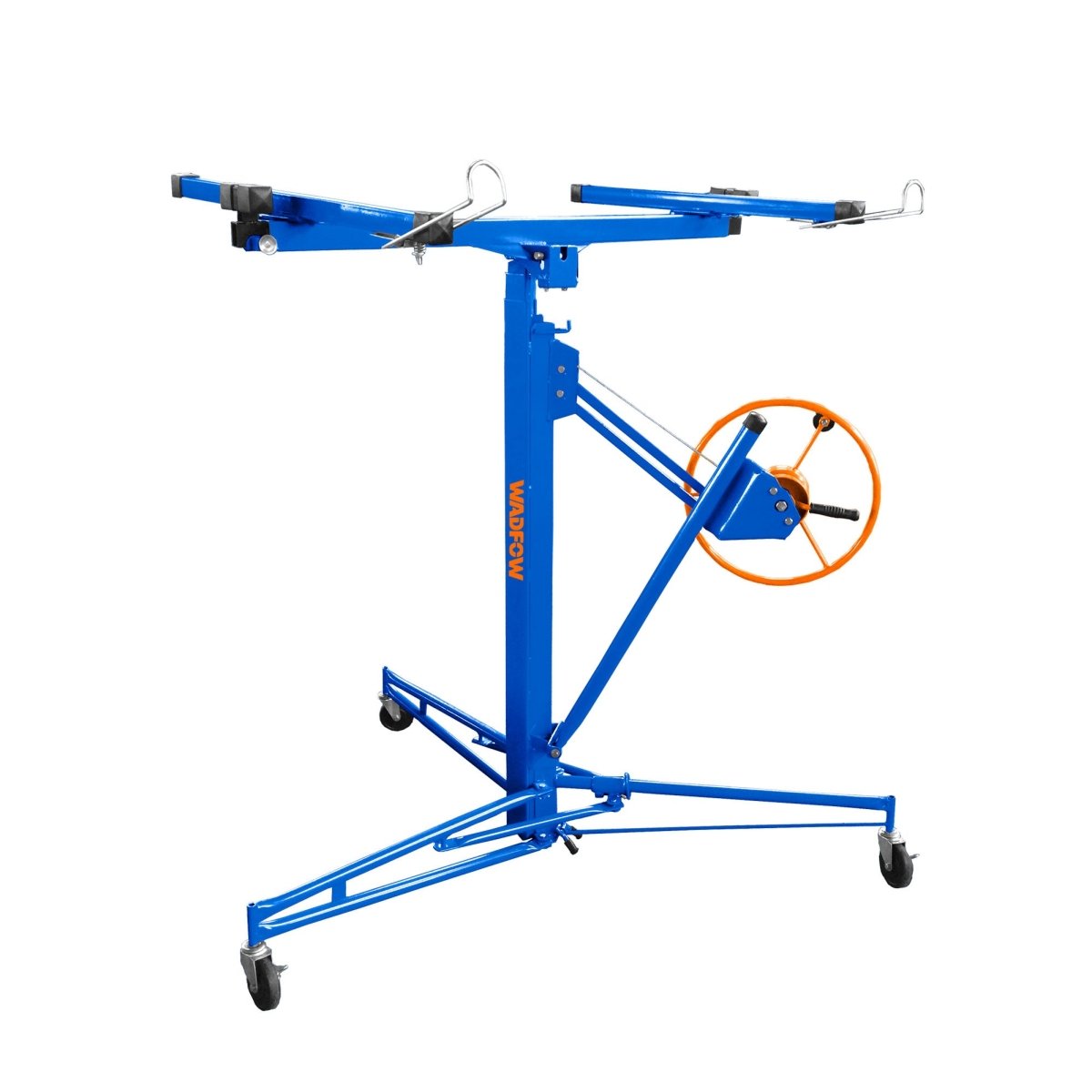 Elevador con brazo telescopico y ruedas de bloqueo para placas de yeso WJSQ1168 - MARKEMSTORE -