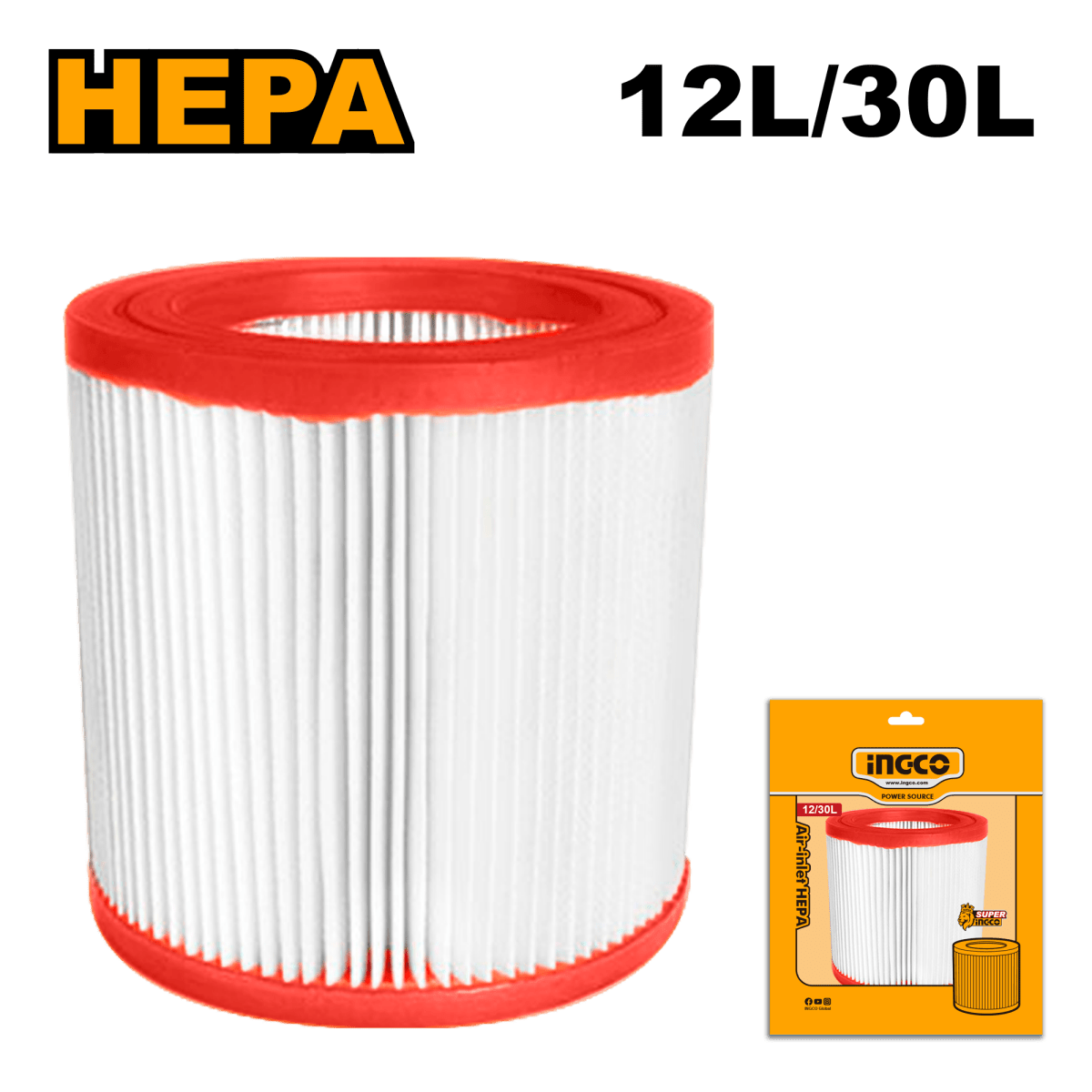 Filtro Aspiradora F8 INGCO VCAIHP02 - MARKEMSTORE -