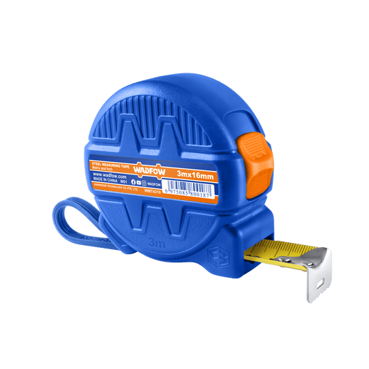 Flexómetro 3Mx16mm 1 Botón Mts/Pulg WADFOW WMT4310 - MARKEMSTORE -