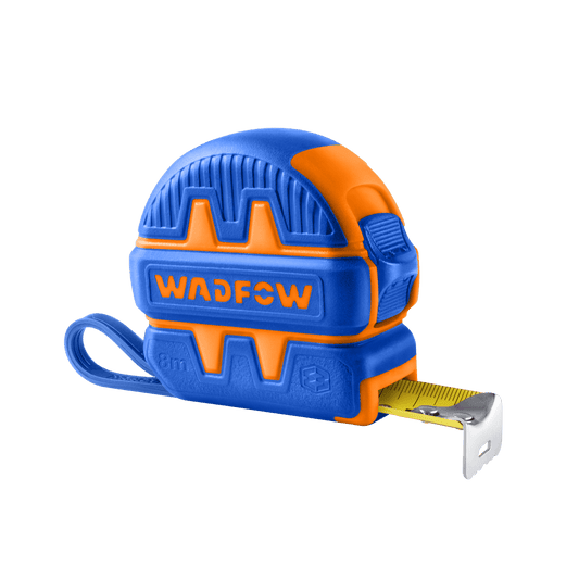 Flexómetro 8Mx25Mm 1 Botón Mts/Pulg WADFOW WMT1240 - MARKEMSTORE -