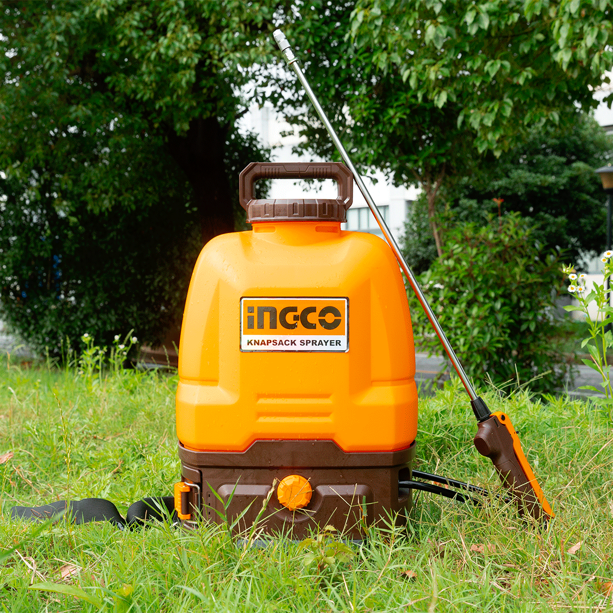 Fumigadora Inalámbrica INGCO 20V 16L 5BAR CSPLI2016 - Pulverizador Eléctrico Profesional - MARKEMSTORE - Fumigadora