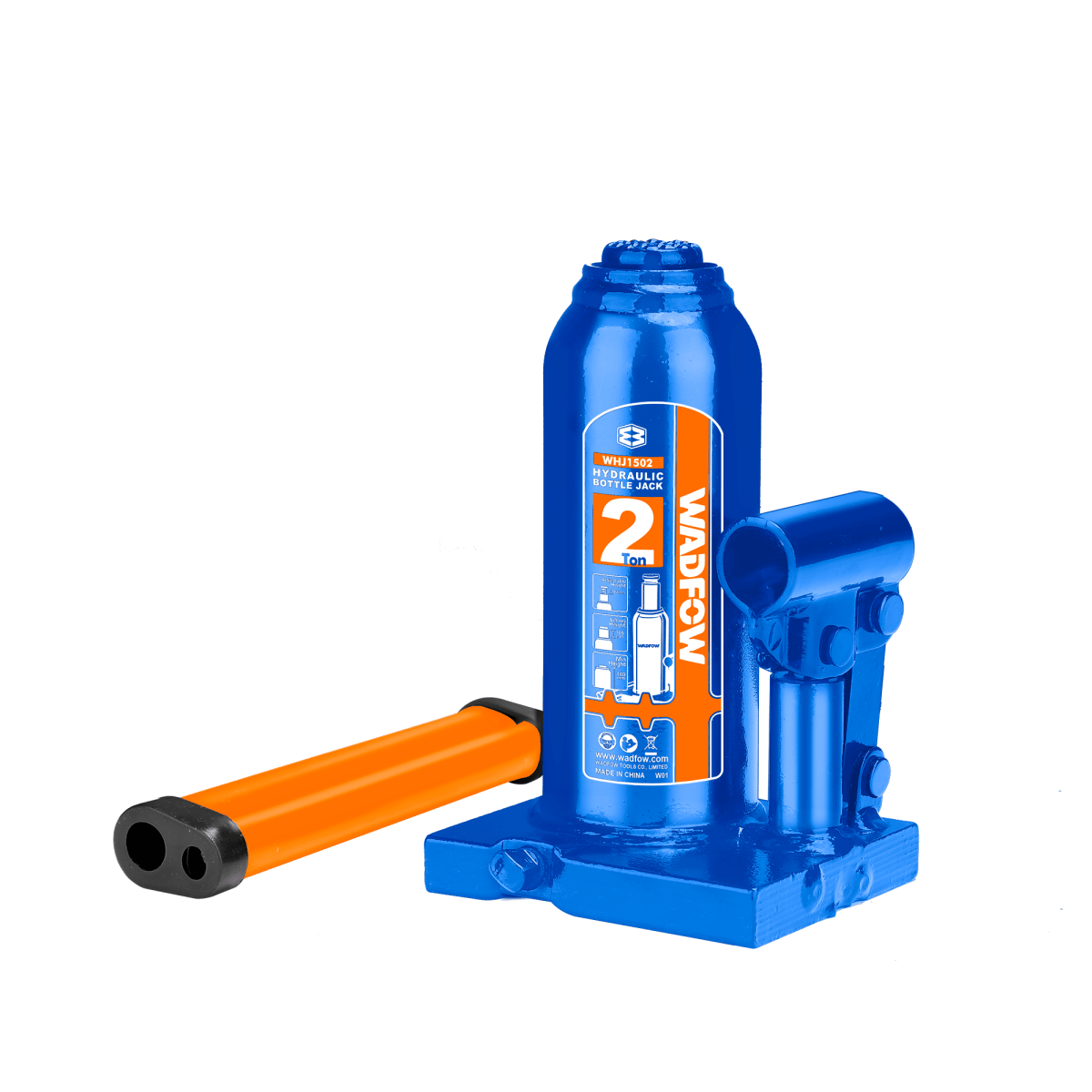 Gato T/Botella 2T Altura Elevación 80mm WADFOW REF. WHJ1502 - MARKEMSTORE -
