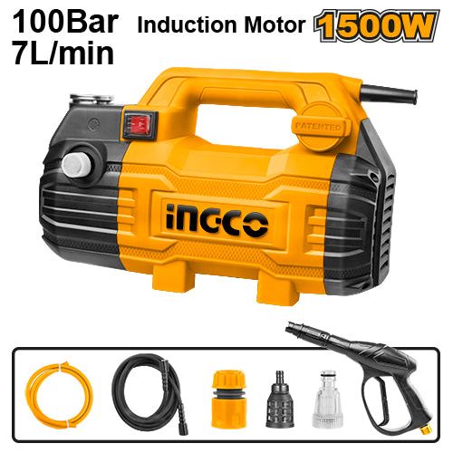 Hidrolavadora Alta Presión 11Ov 60Hz 1500W 1450Psi 6L/Min Ingco UHPWR15028 - MARKEMSTORE - Hidrolavadoras