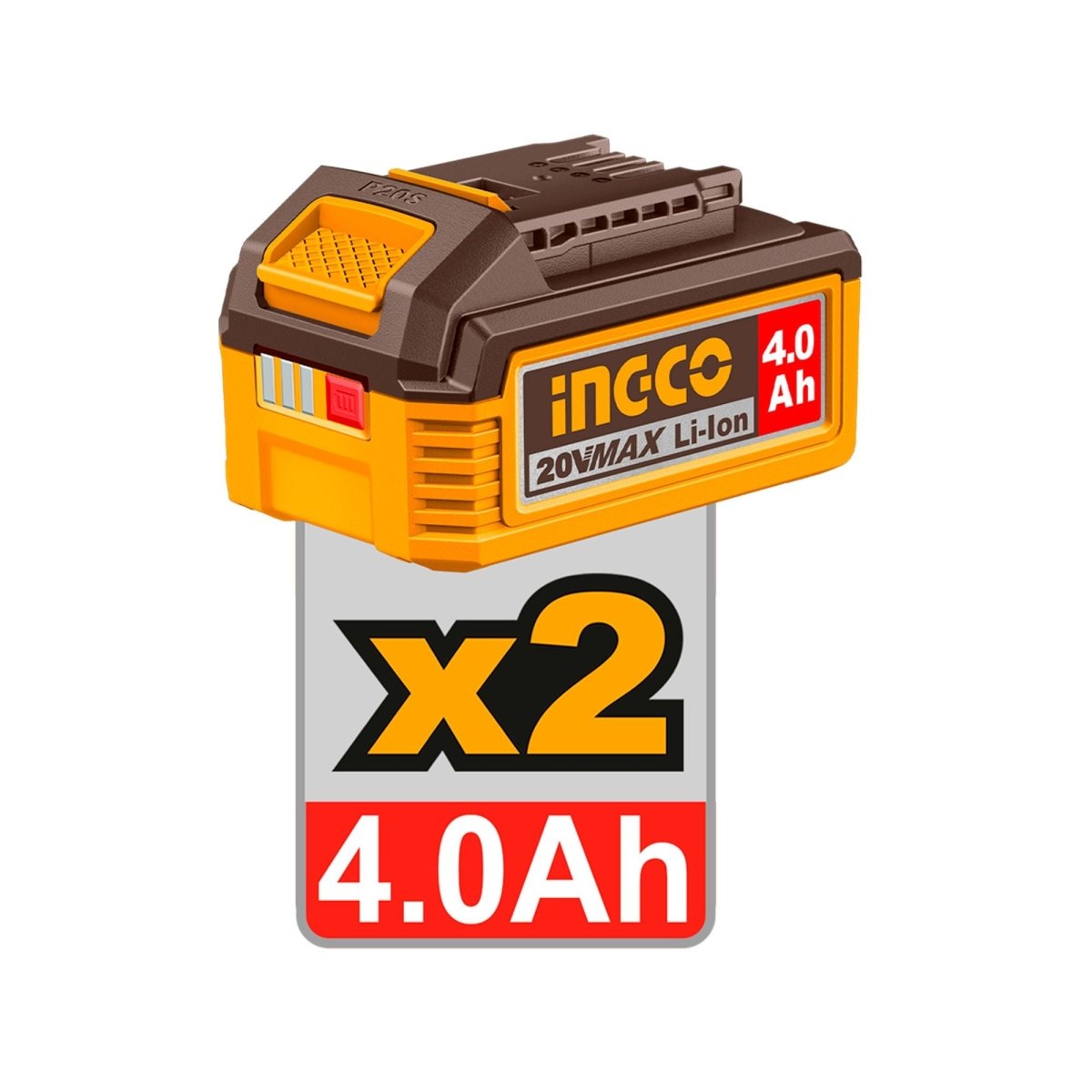 INGCO COMBO 20V 1 TALADRO 1/2 (CIDLI206681) 1 PULIDORA 4 - 1/2 (UCAGLI212025) 1 ROTOMARTILLO (CRHLI26208) 2 BATERIAS 4.0AH CARGADOR Y ACCESORIOS UCKLI202598 - MARKEMSTORE - Combos de Herramientas